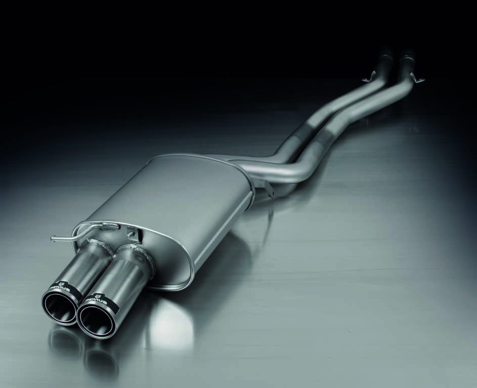 Rear Silencer Left with 2 tail pipes 84 mm straight BMW : Z4 E89 Cabriolet sDrive 30i