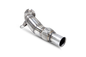 Downpipe with a high flow sports catalyst | Scorpion