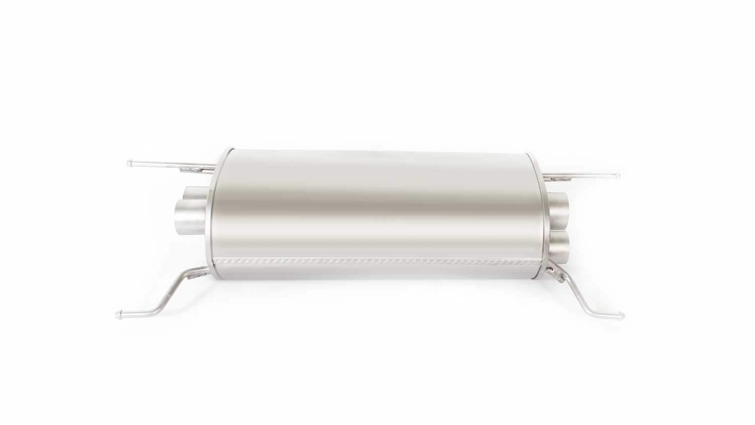 Rear Silencer with integrated vacuum controlled valves with 4 Carbon tail pipes 102 mm angled, Titanium internals 