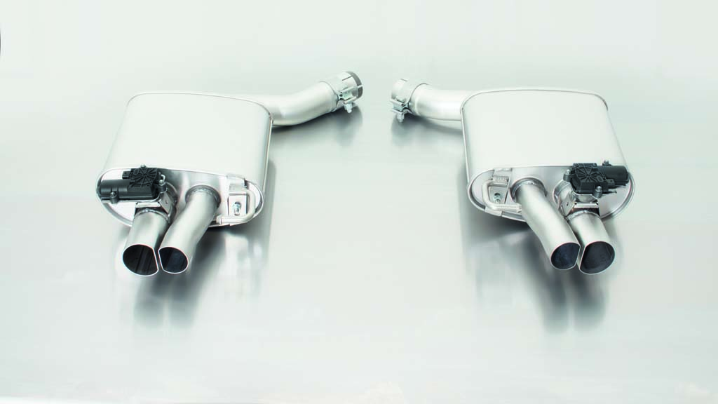 Rear Silencer Left/Right with Integrated valves using the OE valve control system with Uses OE Tailpipes Audi : A6 C7 Avant RS6 4.0 V8