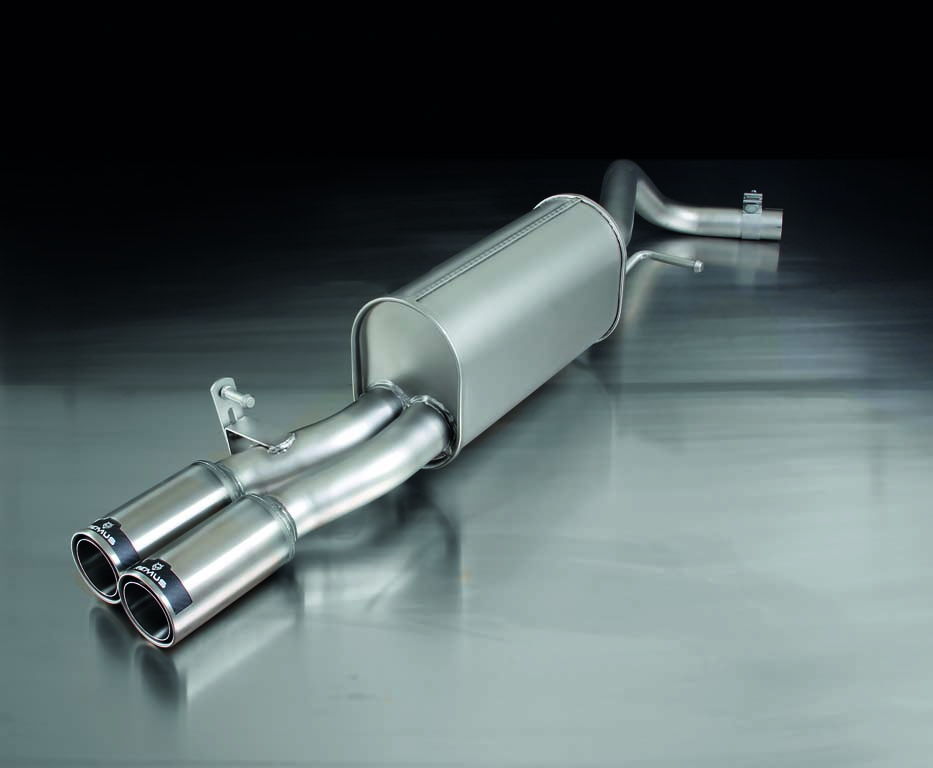 Rear Silencer Left with 2 tail pipes 84 mm straight Audi : A1 8X 1.2 TFSI
