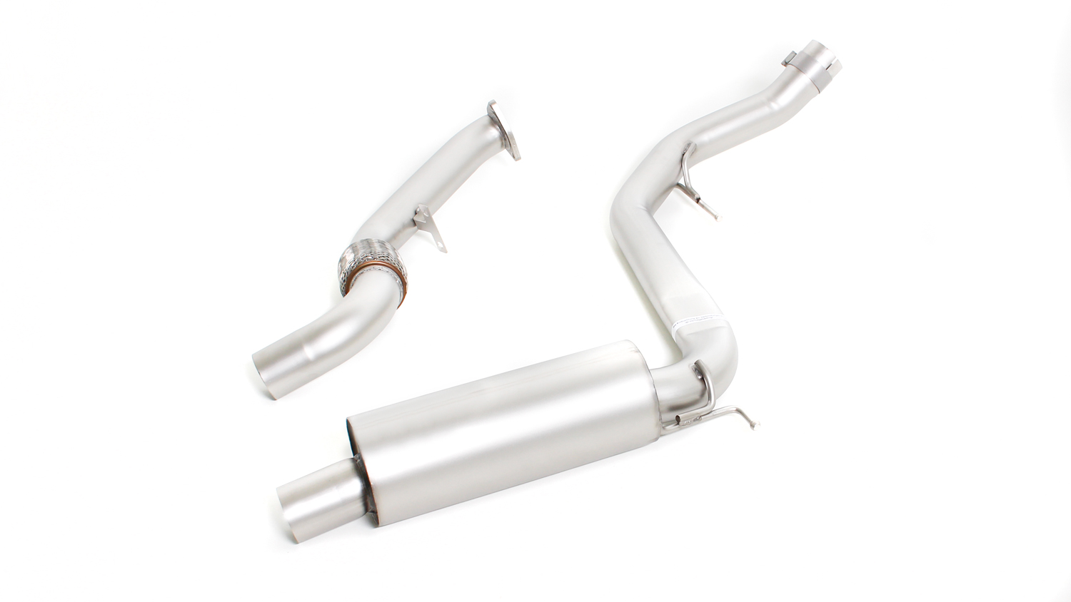 Resonated Cat back System Left/Right with Integrated valves including a Remus Sound Controller Module with 4 Carbon tail pipes 102 mm angled, Titanium internals Honda : Civic FK2 2.0 Type-R