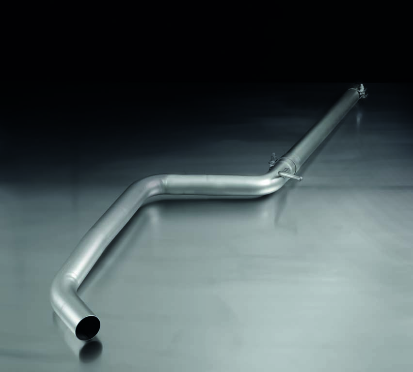 Non-Resonated Cat back System Left/Right with 4 tail pipes 84 mm Black Chrome Audi : A3 8VA Sportback 1.4 TFSI