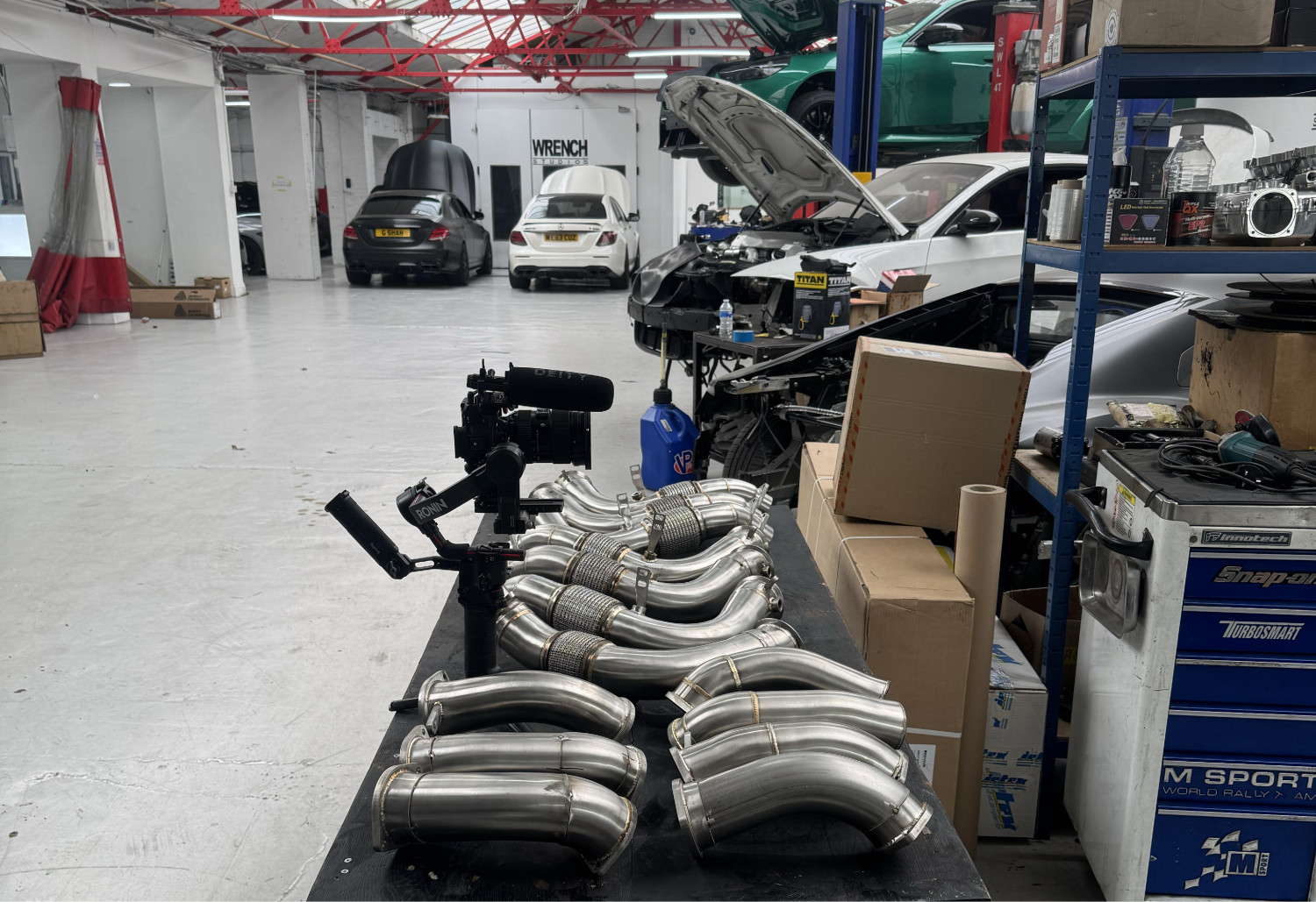 Custom Decat downpipe primary and secondary  - S68 ENGINE