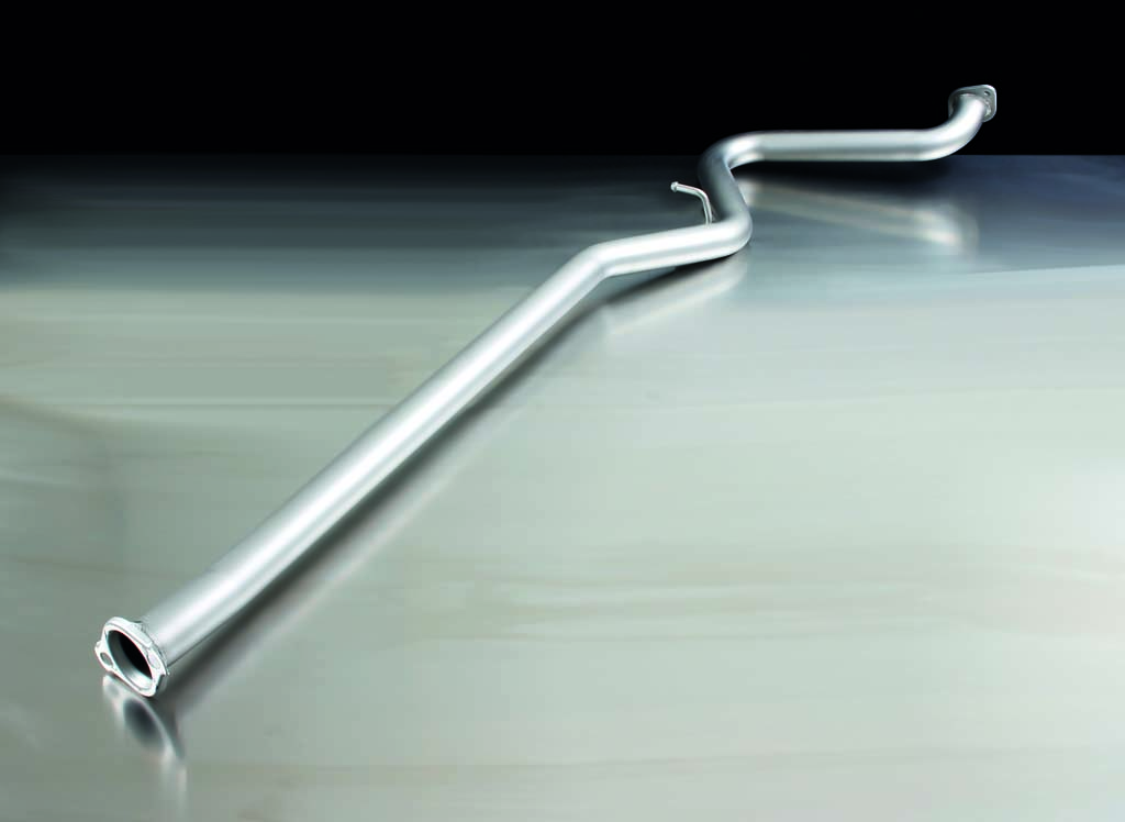 Non-Resonated Cat back System Left/Right with 2 tail pipes 127 mm angled, straigth cut, matt polished Toyota : GT86 FT20 2.0